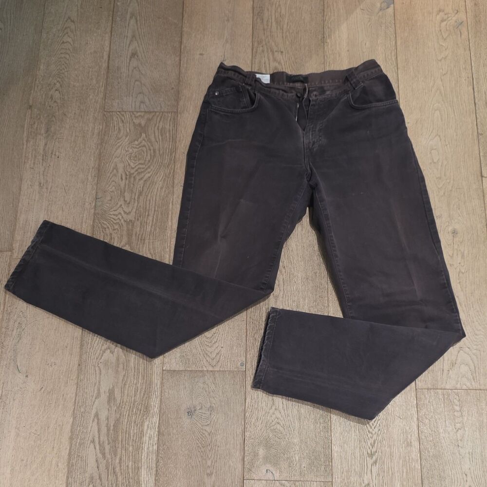Versace Classic V2 Men's Gray Dark Wash Denim Jeans Straight Leg Made in Italy